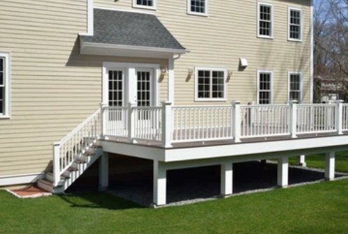 Siding for Home with Deck